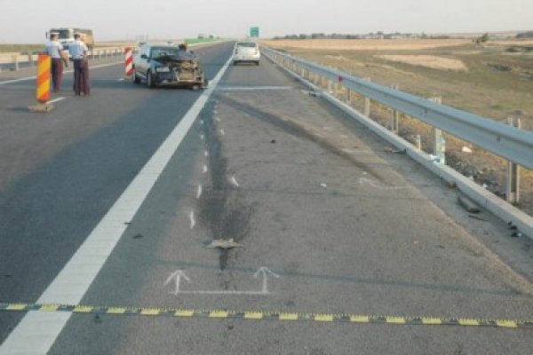 TRAGIC: soţia jandarmului care a provocat accidentul de pe A4 a decedat!